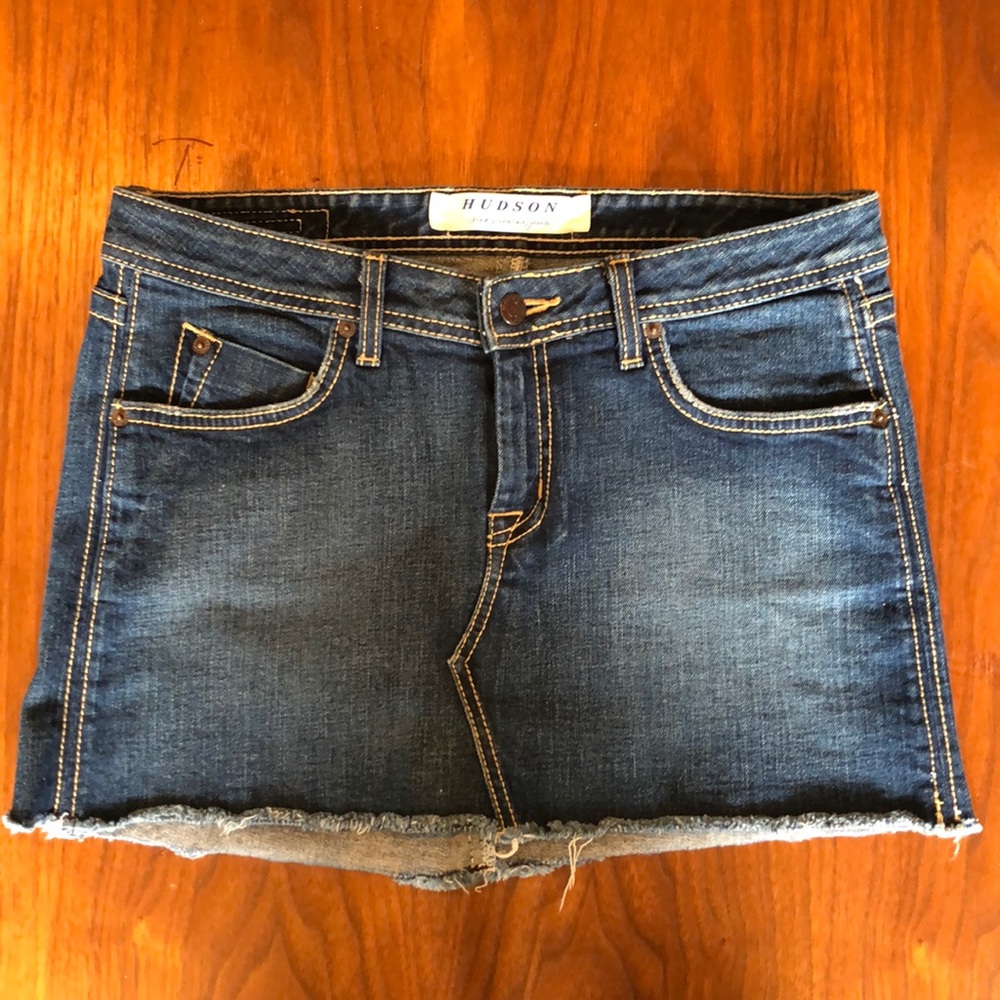 HUDSON JEAN SKIRT